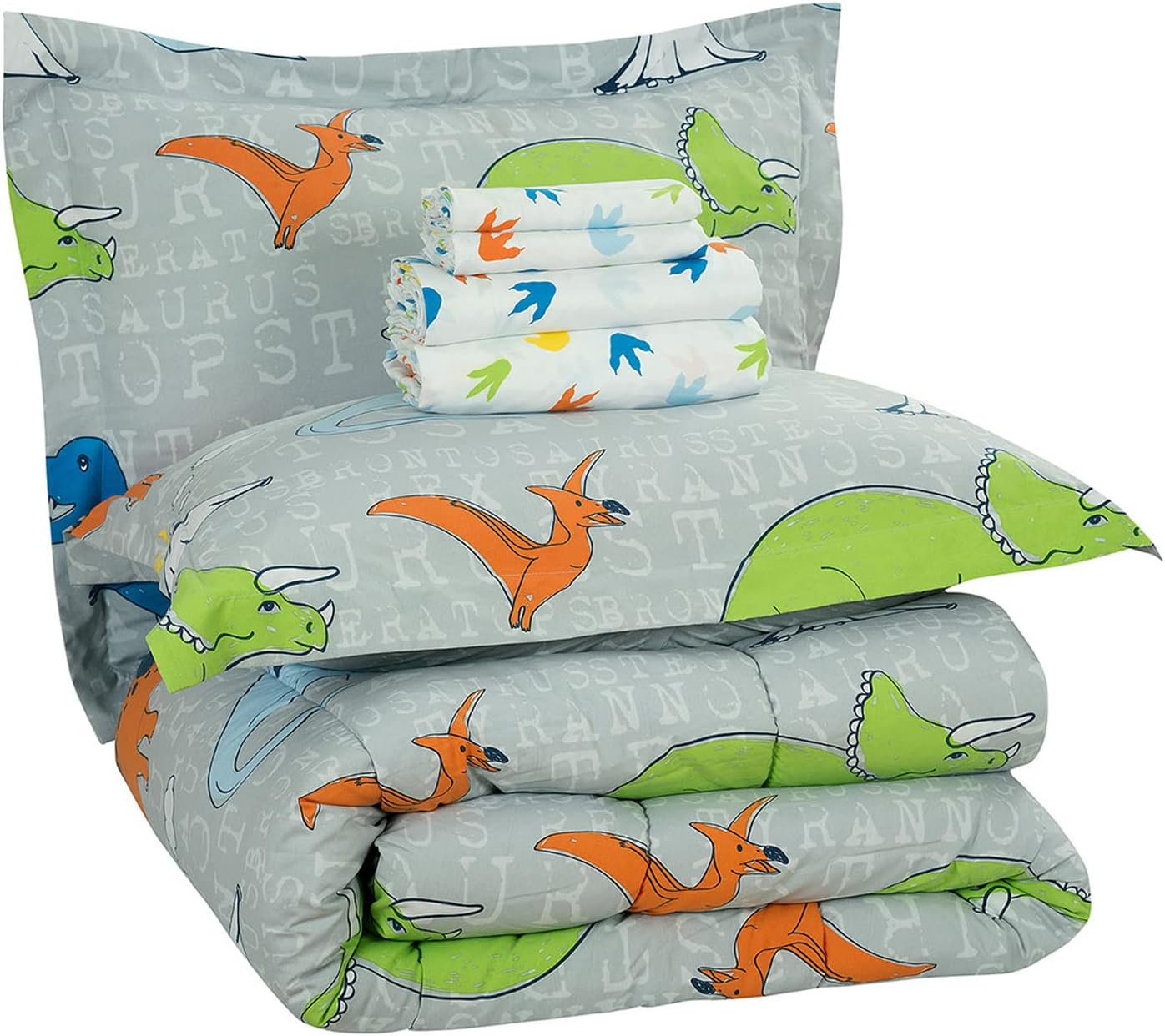 Dinosaur Walk Bed in a Bag, Full
