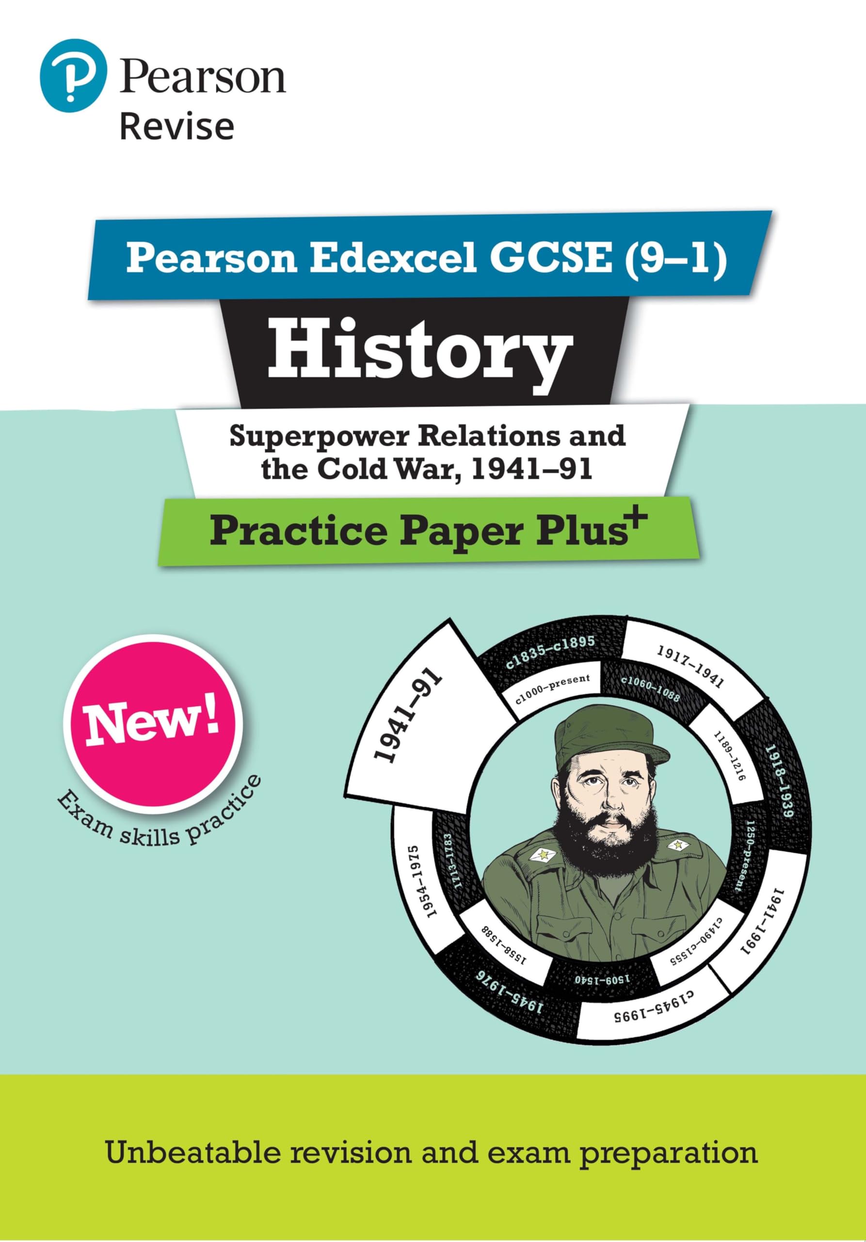 Pearson REVISE Edexcel GCSE (9-1) History Superpower relations and the Cold War Practice Paper Plus: for home learning, 2022 and 2023 assessments and exams Paperback – Big Book, 31 January 2020