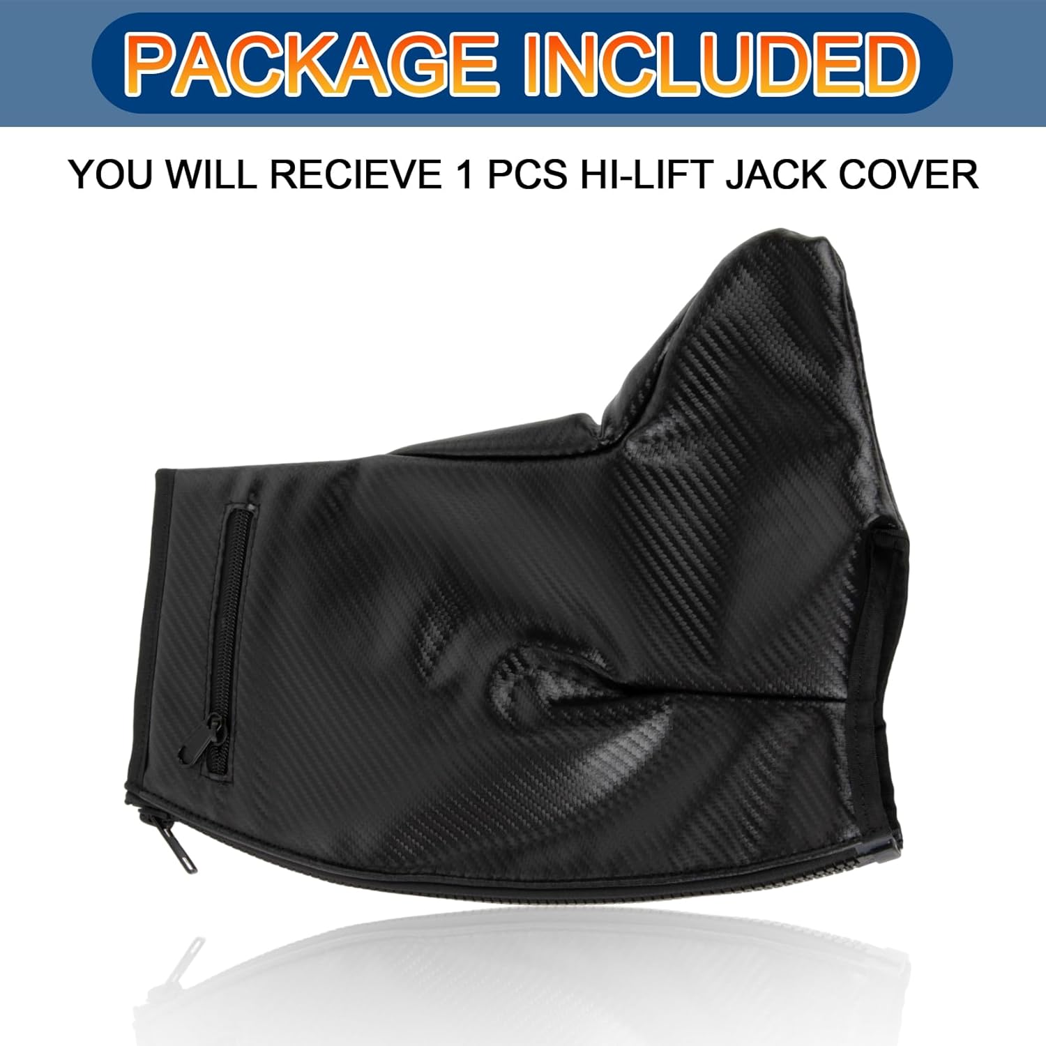 PSLER Hi-Lift Jack Cover - PU Waterproof Protective Cover Compatible with Most Hi-Lift & Farm Jacks 36-60 Inch