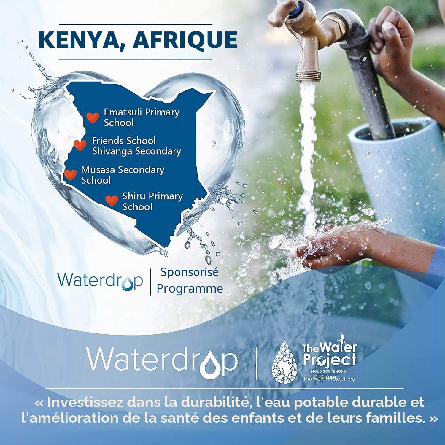 Waterdrop WD-G3-N1CF Filtre, Durée de Vie de 6 Mois, Remplacement pour WD-G3-W