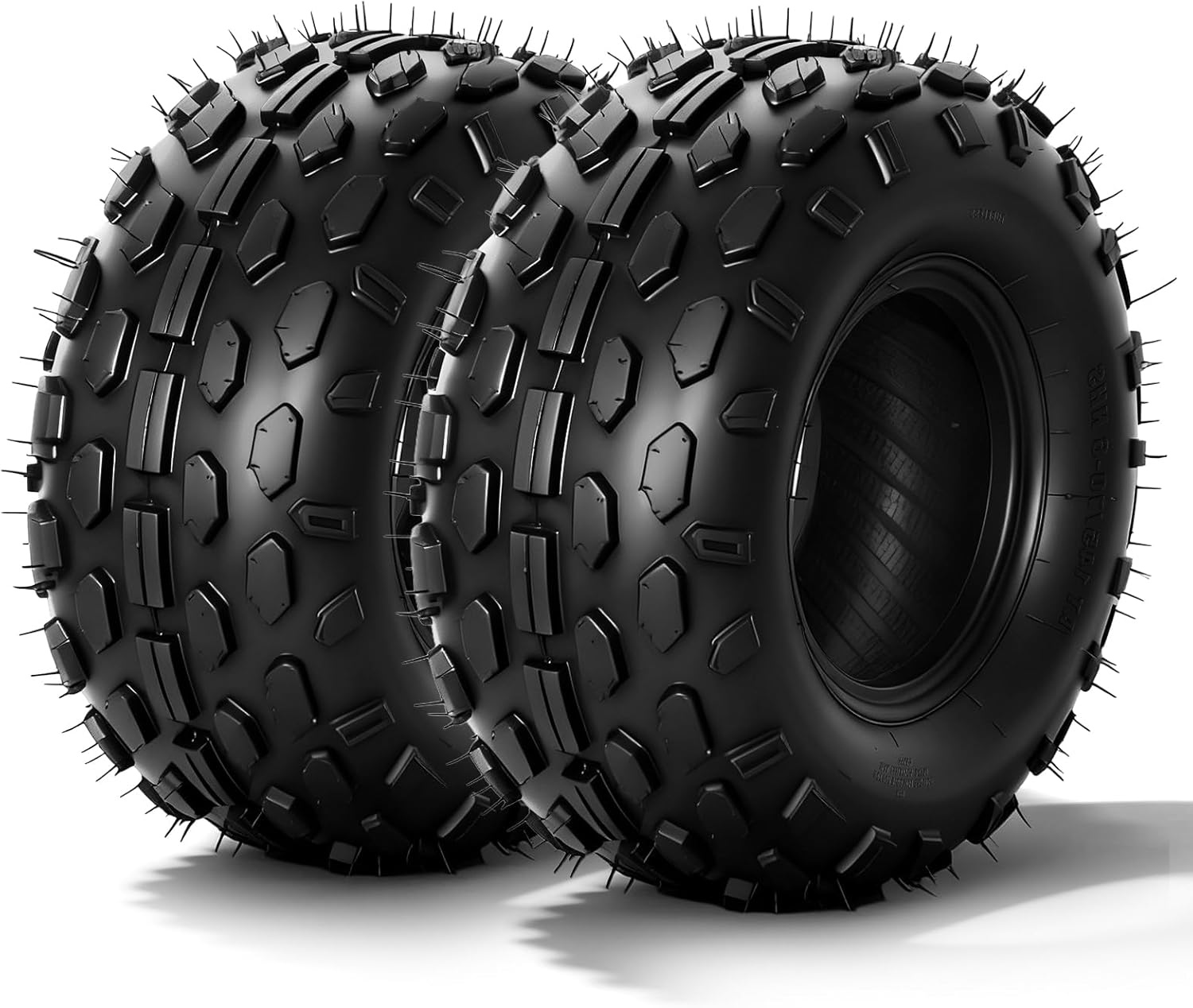 145/70-6 Tires Go Kart Mini Bike Tires 145 70-6 Fit for Coleman CC100X CT100u,4-Ply,Tubeless,Set of 2
