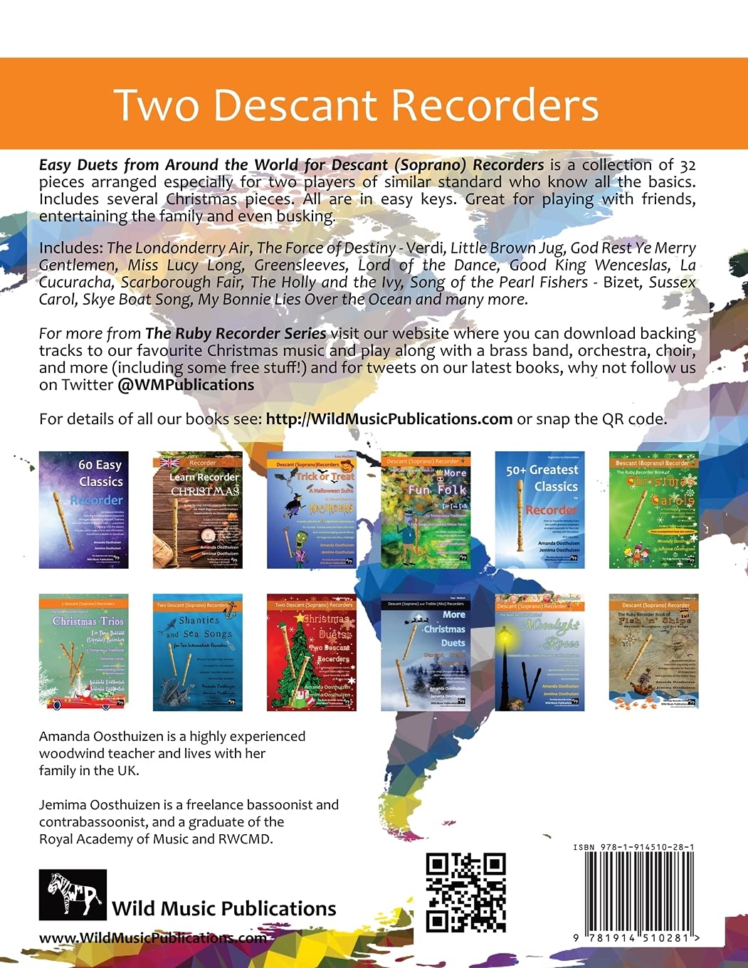 Easy Duets from Around the World for Descant (Soprano) Recorders: 32 exciting pieces arranged for two players who know all the basics