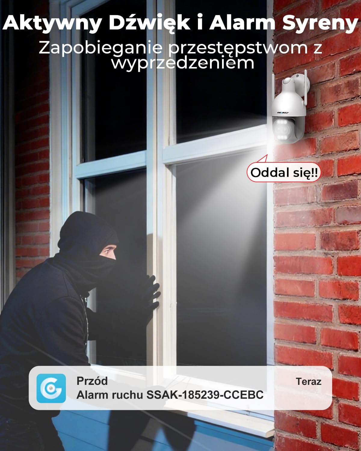 GENBOLT 4K WiFi Kamera Zewnętrzna,Kamera CCTV IP z Podwójnym Obiektywem 8MP | 10X Zoom Hybrydowy,Nagrywanie 24/7,2.4/5GHz,Kamera PTZ,DC&POE,Kolorowe Widzenie Nocne,Wykrywaniem Osób/Pojazdów,IP66