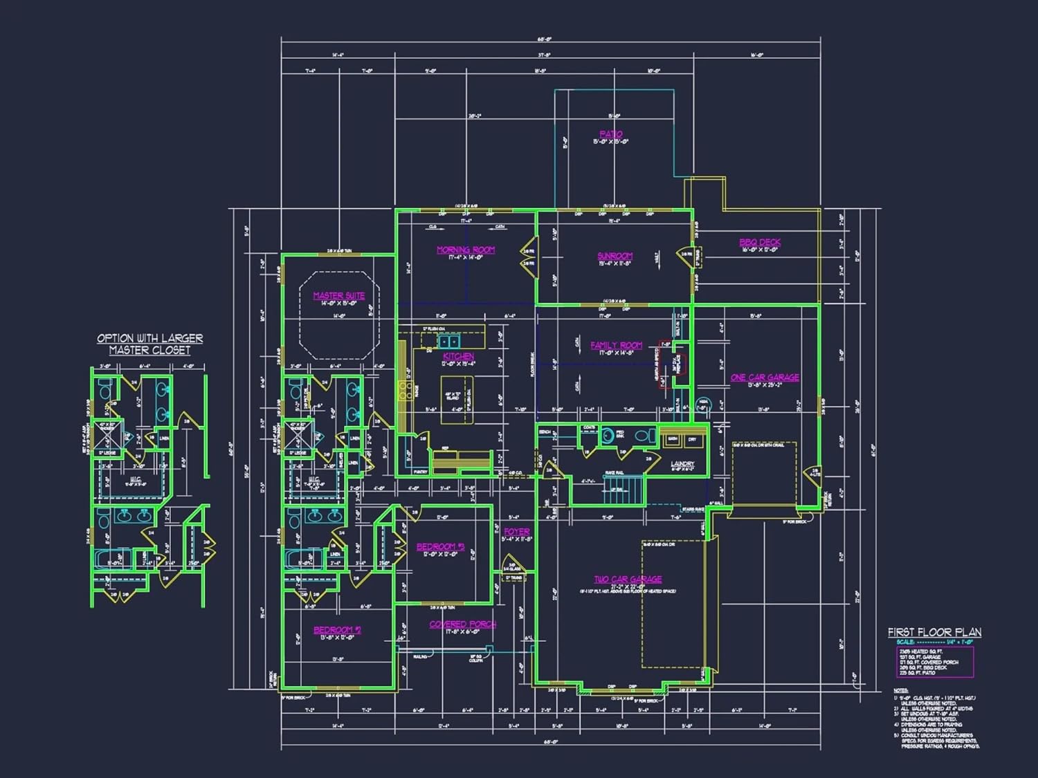20-1601 HOUSE PLAN - Spacious House Plan with Detailed CAD Designs and Floor Blueprint