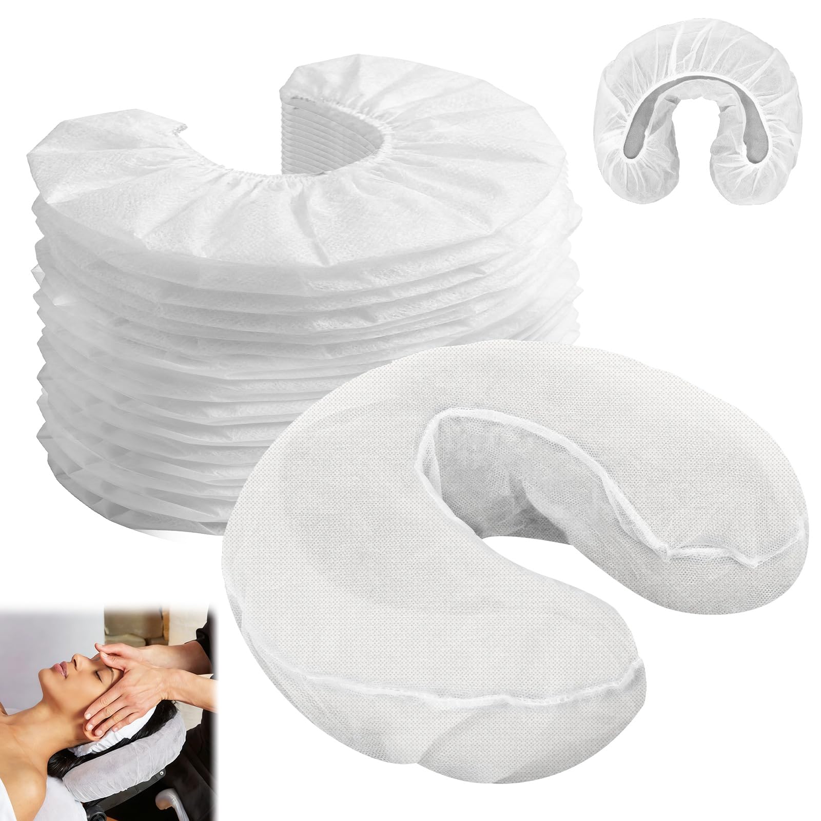 50 paños desechables para camillas de masaje, ultrasuaves, transpirables, de vellón nasal, camilla de masaje, cojín desechable para camilla de masaje, sillas de masaje, mesas de masaje (150 unidades)