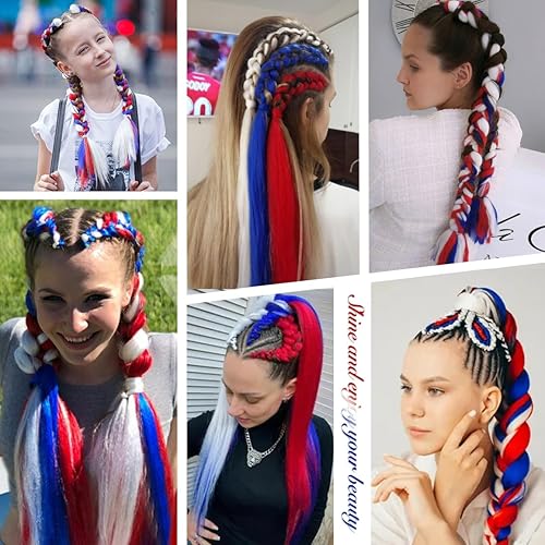 Miniatura 4 de Paquete de 2 extensiones de cola de caballo trenzada con lazo elástico, lacio, elegante envolvente, extensiones de cola de caballo de 26 pulgadas