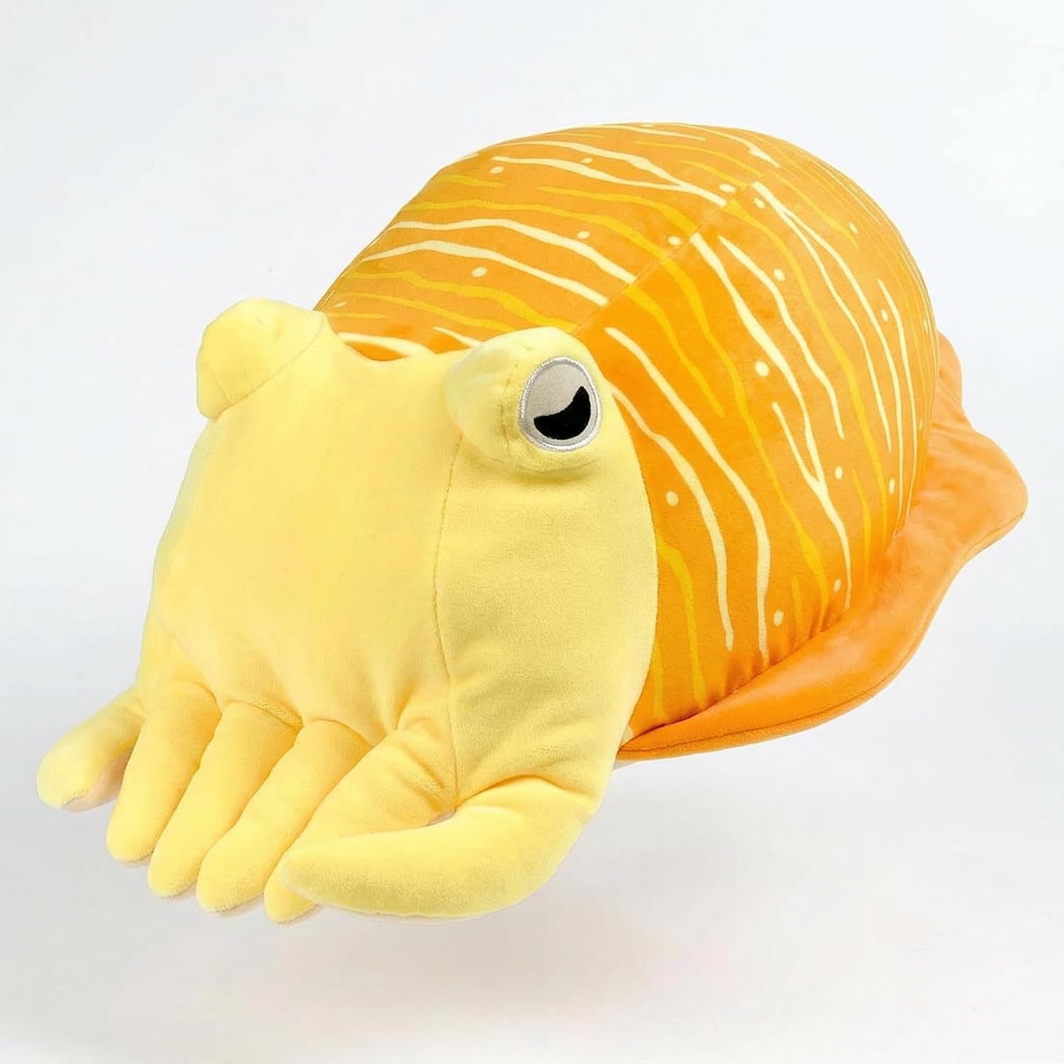 Plush Cuttlefish Stuffed Animal Soft Pillow Doll, Cute Cartoon Cuttlefish Plushie, Adorable Sea Animal Plush Toy Gift for Kids Boys Girls Birthday Home Decor