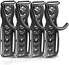 VOUNOT® Bike Wall Mount Rack 4 Pack, Heavy Duty Bike Hooks for Wall Storage, Vertical Bicycle Hanger for Garage, Space Saving Cycle Holder