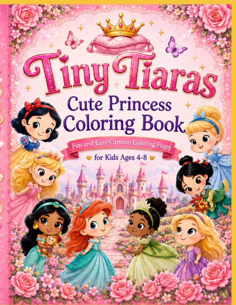 TINY TIARAS: CUTE PRINCESS COLOURING BOOK
