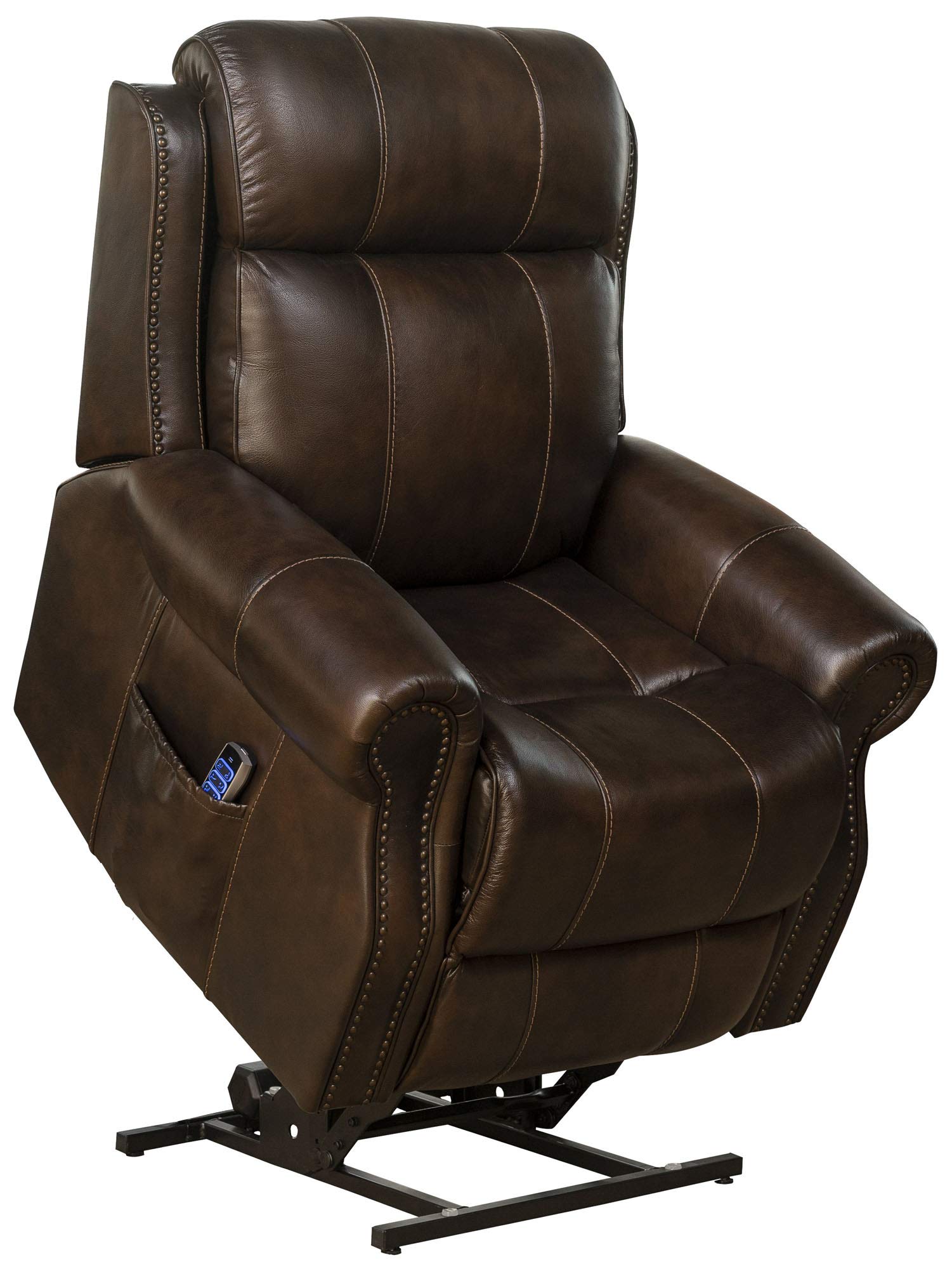BarcaLoungerLangston Power Recliner Brown (curbside delivery)