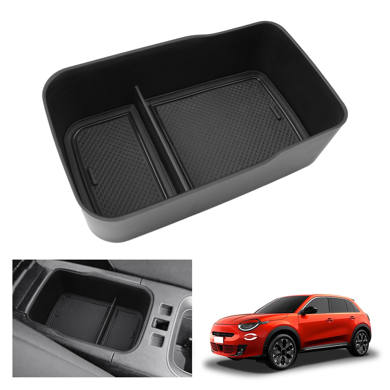 Organisateur De Coffre CIKCAR Pour Fiat 600 / 600e (2023) - Compartiment De Rangement Arrière Sur Mesure