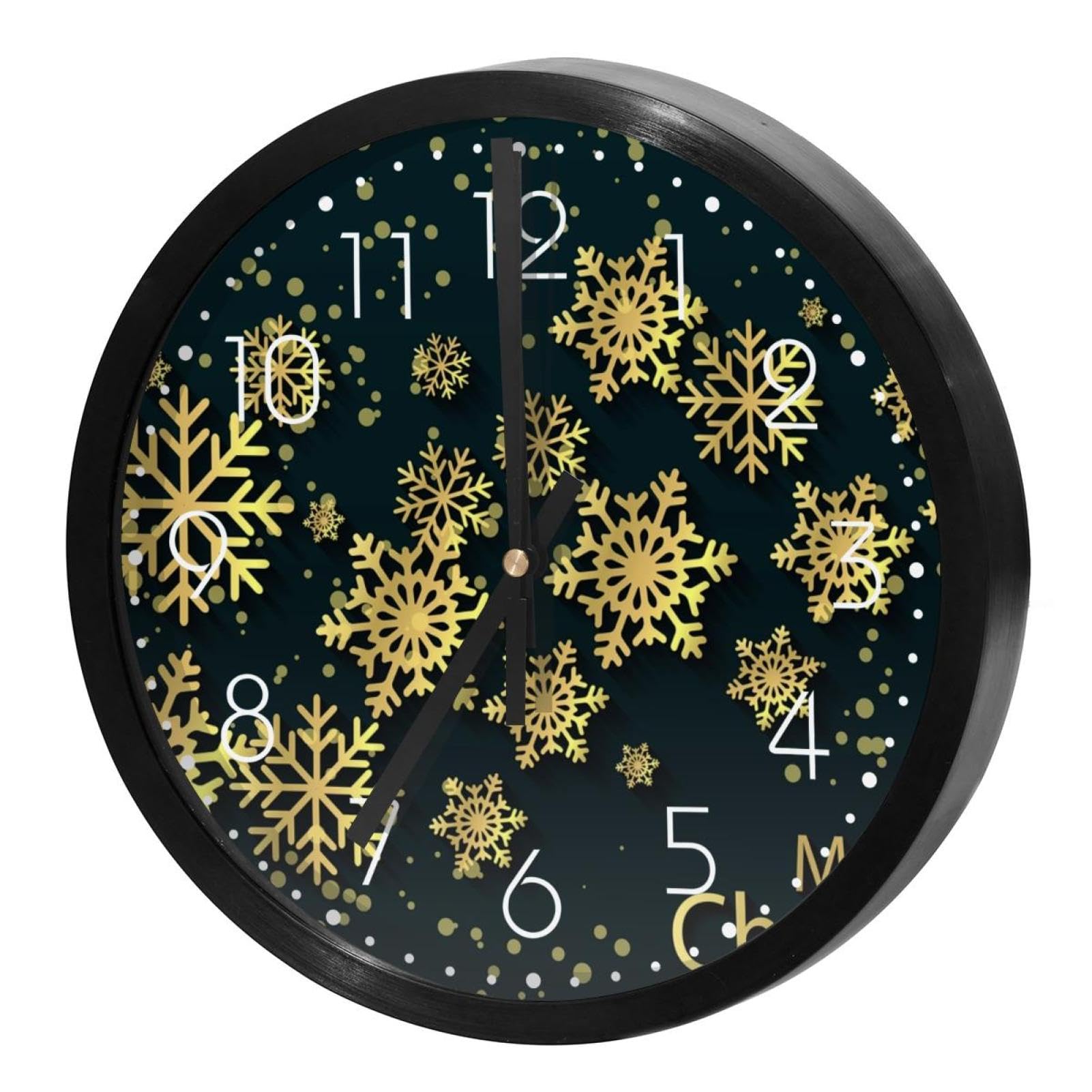 Horloge murale silencieuse sans tic-tac à quartz pour retrouver le calme chez soi