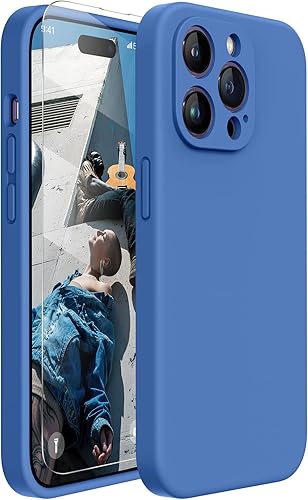 Miniatura 230 de Miracase - Funda diseñada para iPhone 11 con protector de pantalla, funda de goma de silicona líquida, protección total contra caídas y a prueba