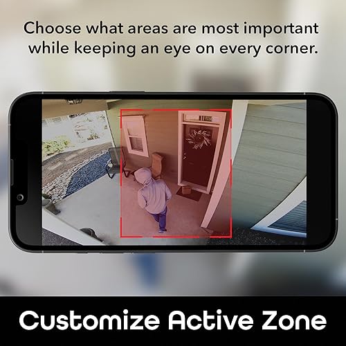 Miniatura 6 de Geeni Lookout - Cámara de seguridad para exteriores 2K con seguimiento de movimiento, IP65 resistente a la intemperie, control de voz WiFi,