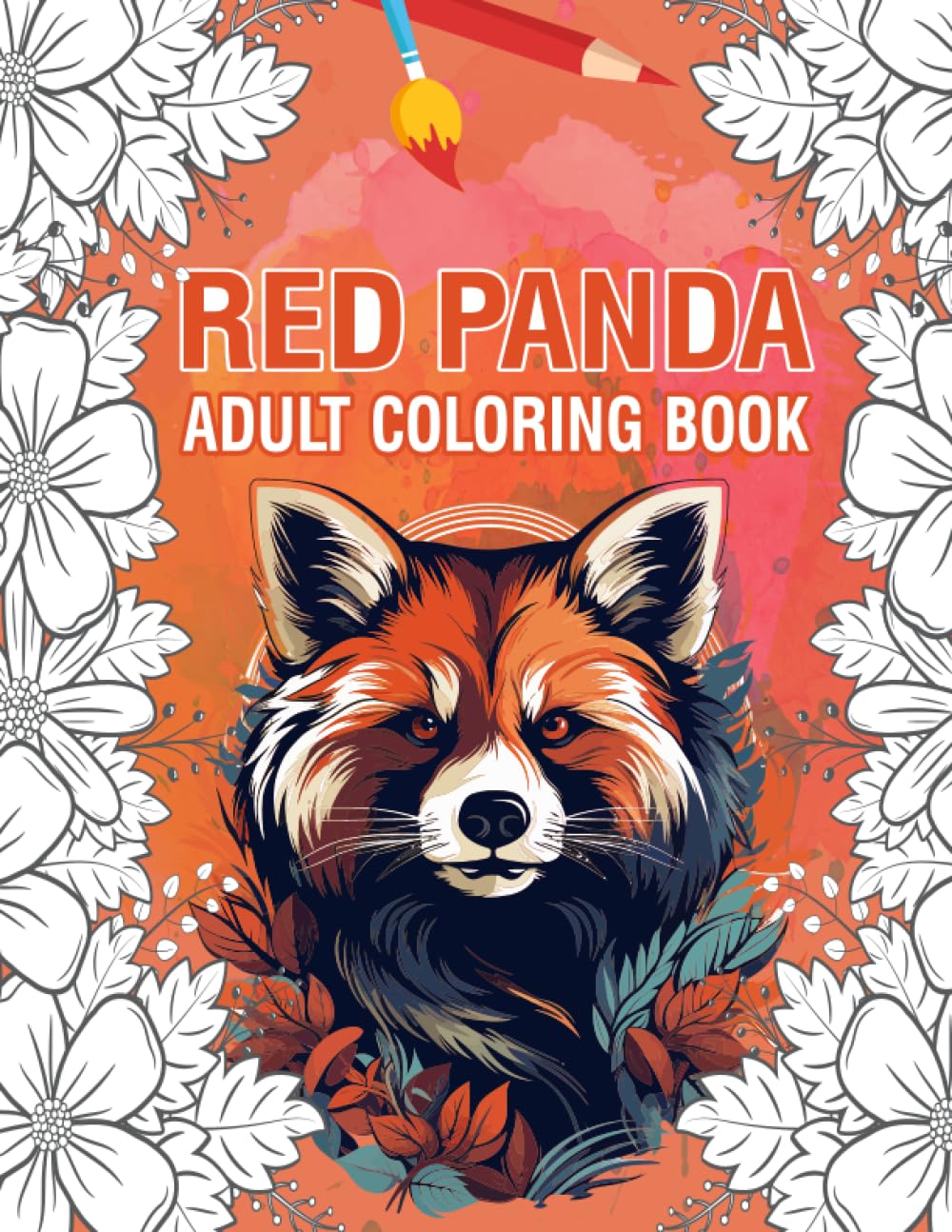 Red Panda Coloring Book For Adults Forest Magic Red PandaThemed