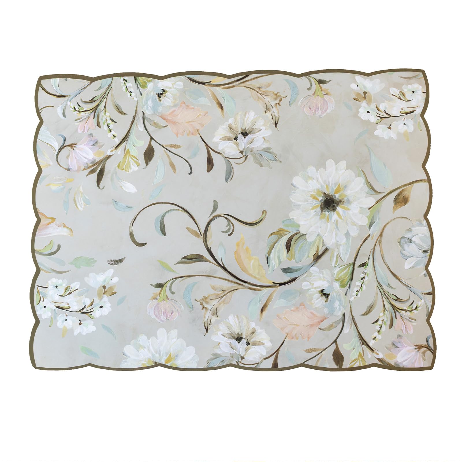 Benson Mills Cork Placemats Set of 4 (Victorian Garden, 12" x 16”) — image 1