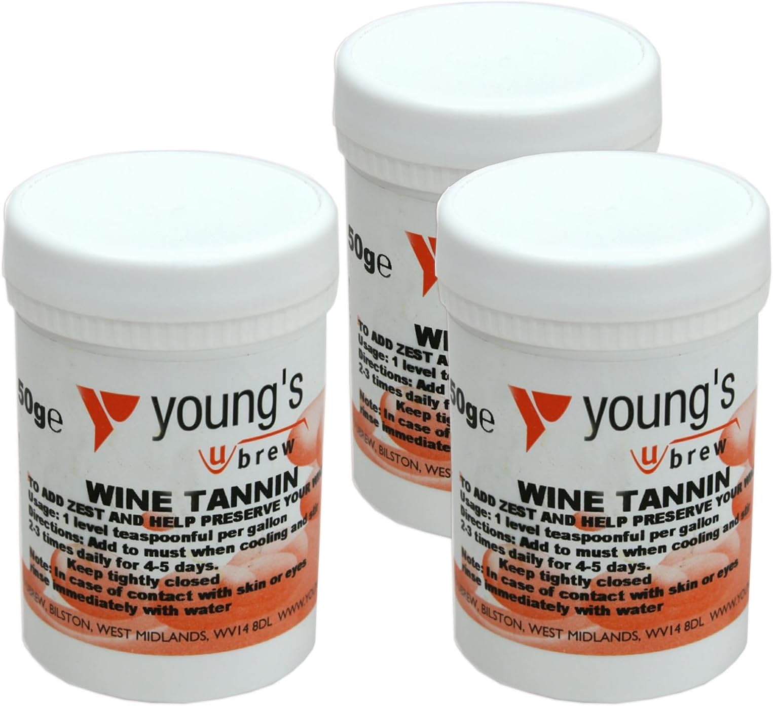 Wine Tannin (Tannorouge Powder) 50g Pack Amazon.co.uk Grocery