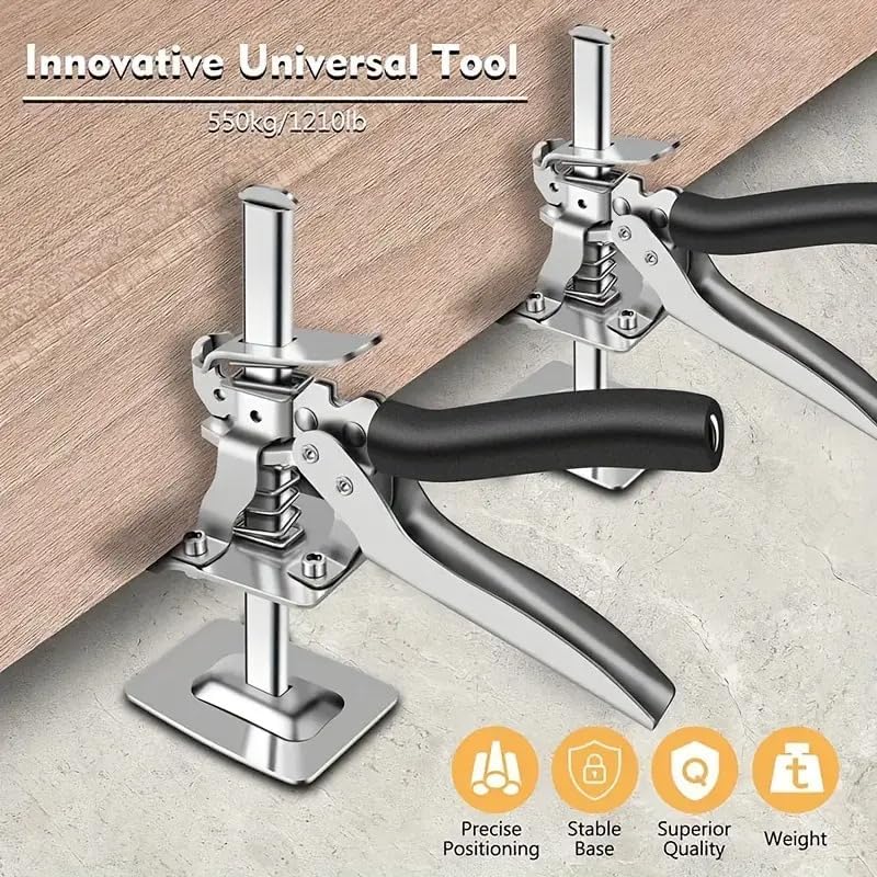 VATTU Arm Tool Lift Hand Jack Labor Saving Arm-Furniture Lift Improved Arm Hand Lifting Tool Door Panel Lifting Cabinet Jack (Pack of 1) (Design 1) 4