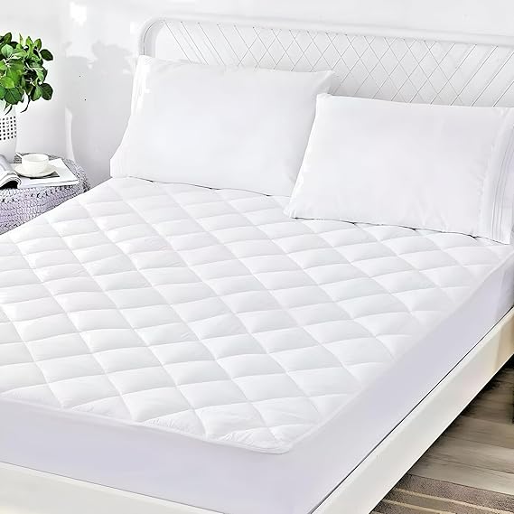 Queen Mattress Pad Comfortable Quilted Waterproof