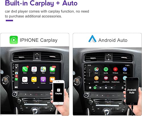 Miniatura 4 de MekedeTech Radio de coche Android 13 para navegación para Lexus IS250 IS200 IS220 IS300 IS350 unidad principal GPS estéreo reproductor multimedia