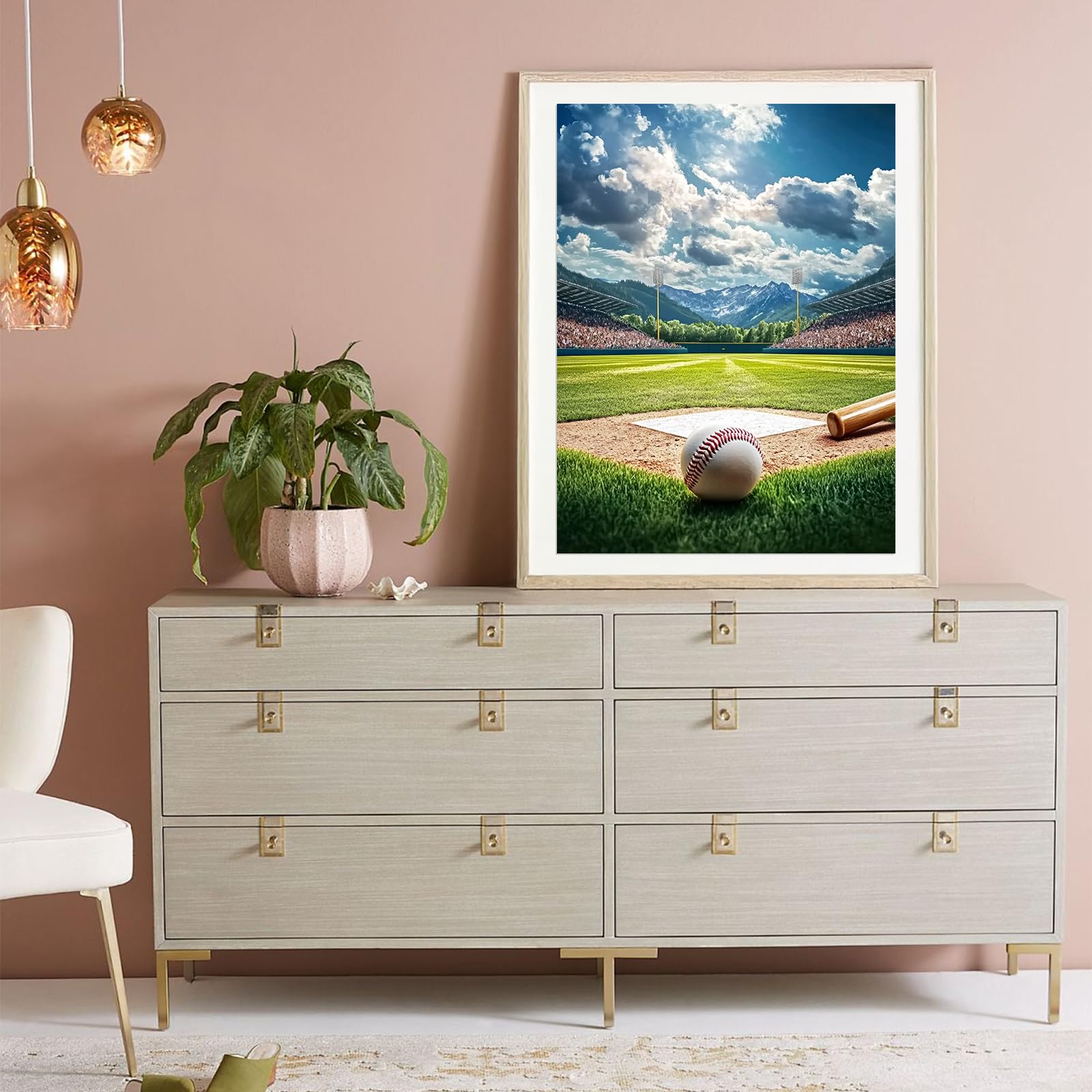 Baseball Diamond Art Painting Kit - 5D DIY Craft -3 Baseball Diamond Art Painting Kit - 5D DIY Craft -3