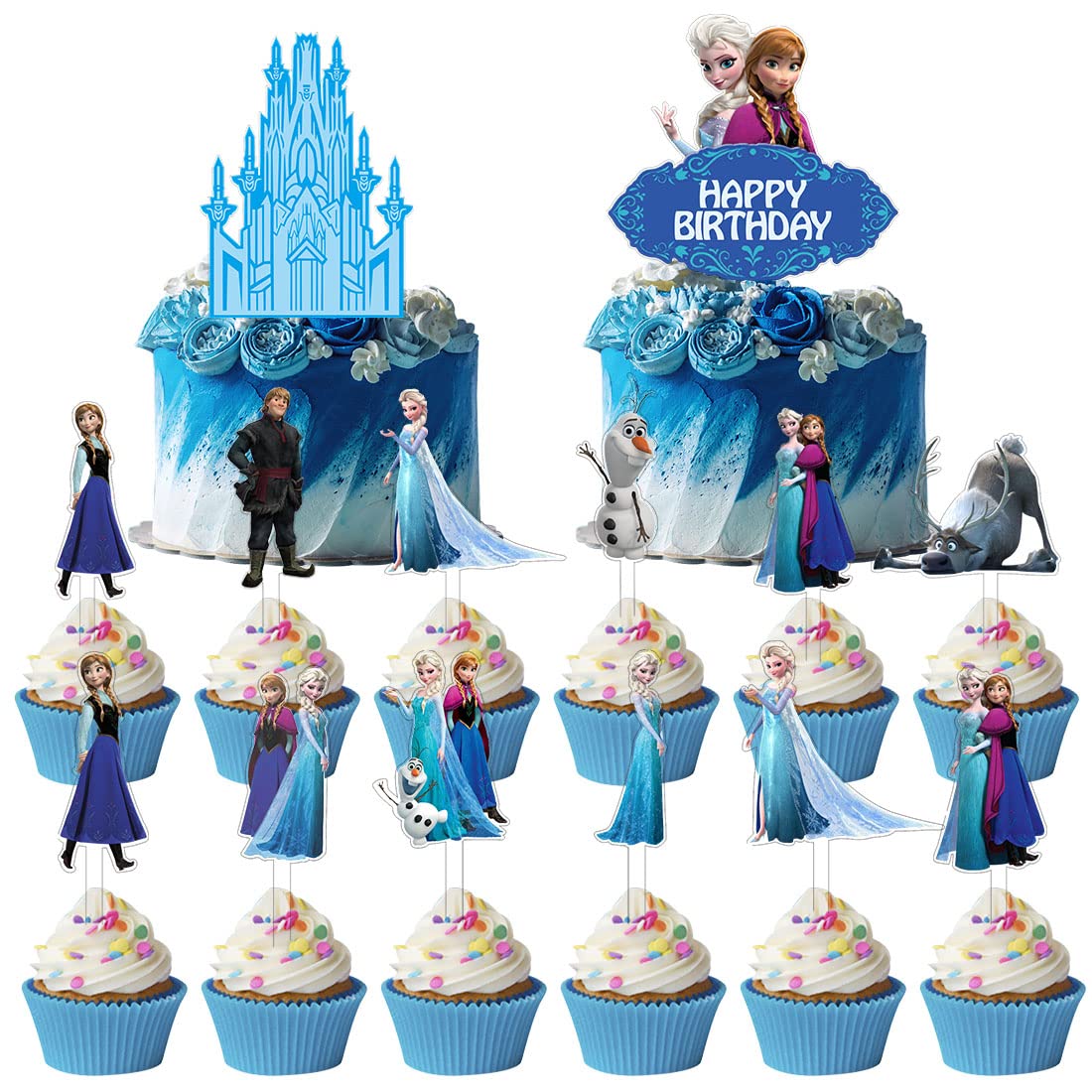 Buy Cake Toppers Set 14pcs Tomicy Princess Cake Decorations Happy buy-cake-toppers-set-14pcs-tomicy-princess-cake-decorations-happy