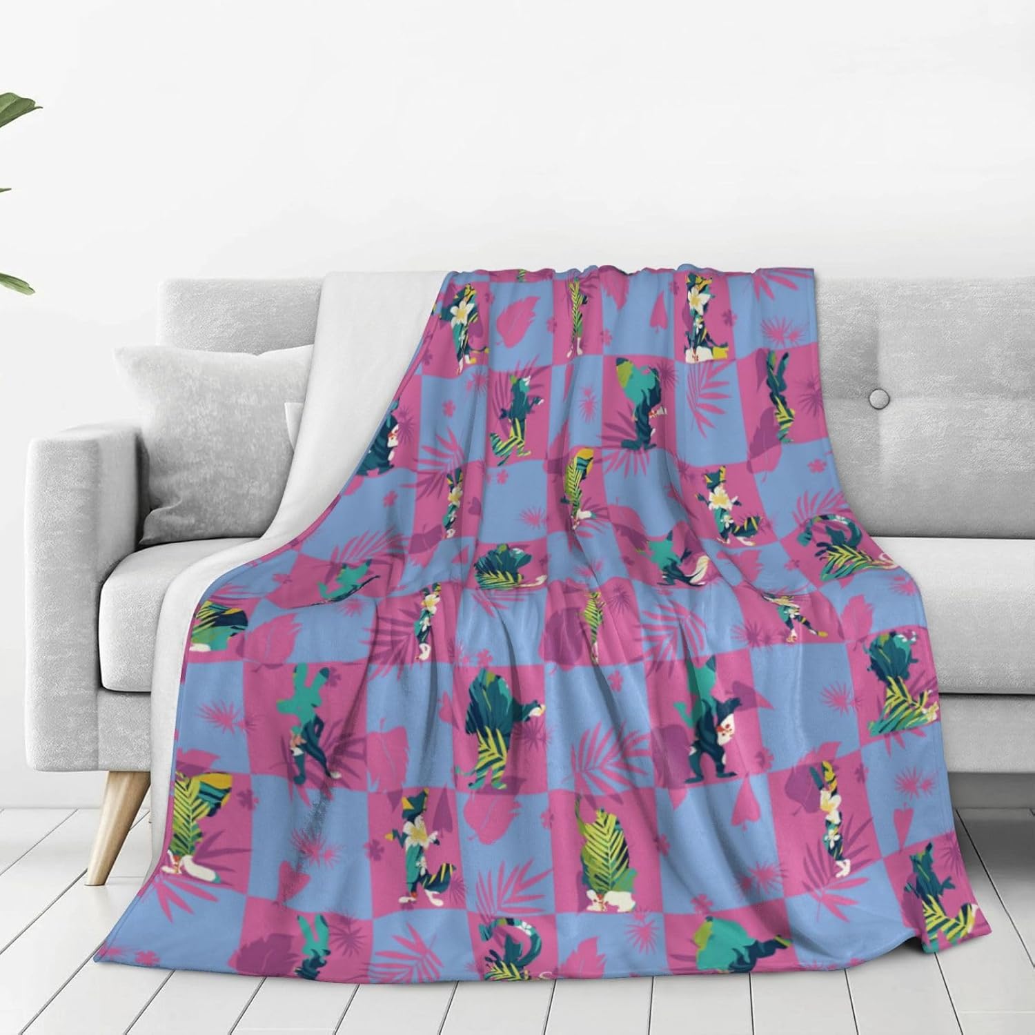 Cartoon Blanket Warm Ultra Soft Throw Blanket for Living Room Bedroom Bed Sofa 80"x60"