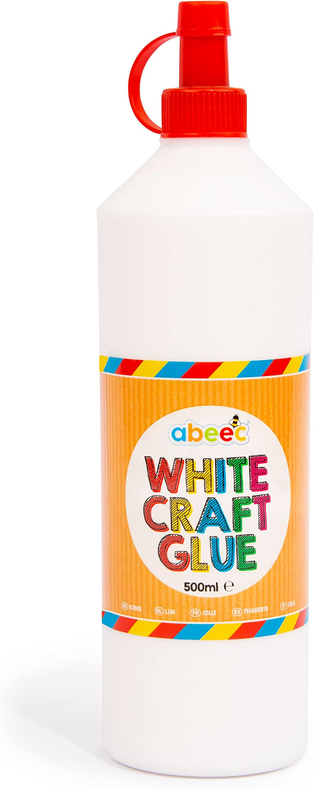 abeec Craft Glue 500 ml - Craft Glue For Kids - School Supplies - Glue For Arts And Crafts - Childrens Glue - Craft For Kids - School Pva Glue for Crafting