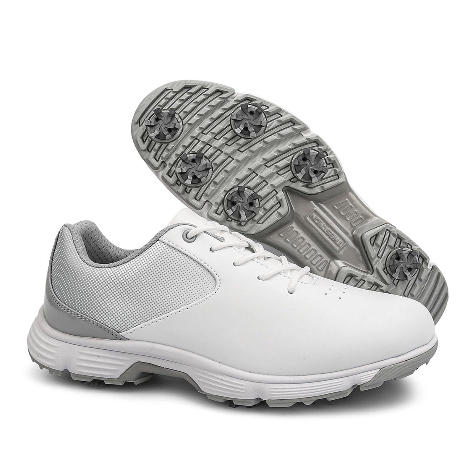 Mujer Zapatos De Golf, Impermeables Zapatillas De Golf Ligeras con Pinchos para Niñas, Zapatos De Golf Antideslizantes para Mujer para Entrenar Tallas 36-43