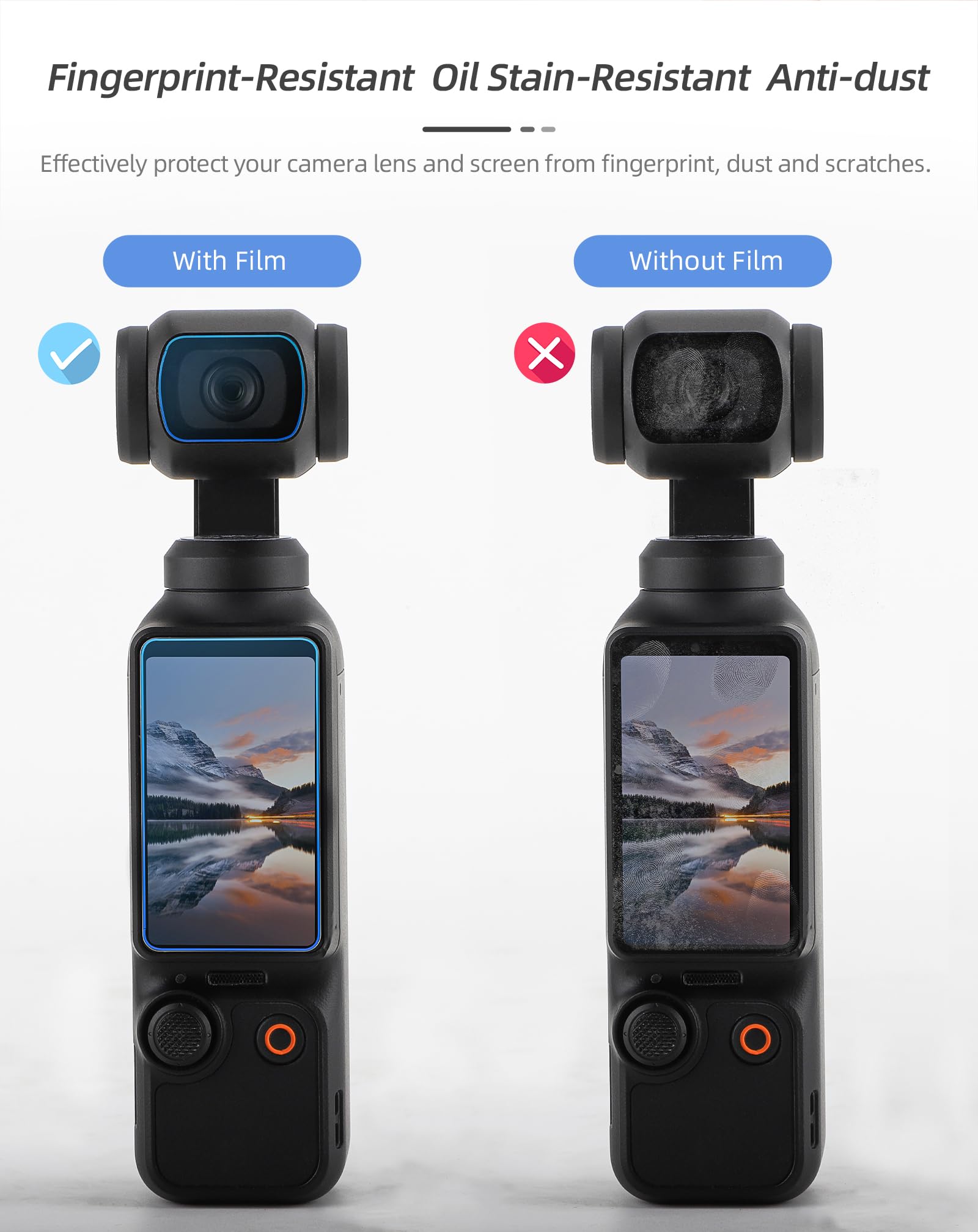 Amazon | TOMGDRACO DJI OSMO POCKET 4/POCKET 3 強化ガラスフィルム