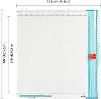 Vista 5 de ArtAt 12"x12" Paper Trimmer & Scoring Board - Precise Cutting & Scoring Tool for DIY Crafts, Cards, Envelopes, Scrapbooking & More
