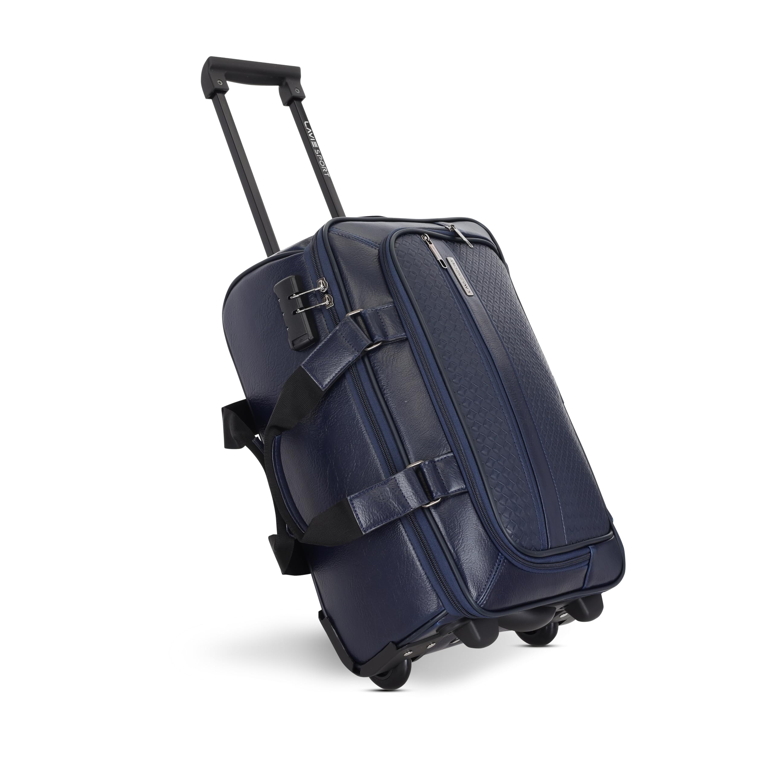 Premium Metro25 Trolley | Laptop Compatiable | Fits Upto 14 Inch | Combi Lock | Overnighter Trolley Duffle Bag | Wheel Duffle Bag-image-38
