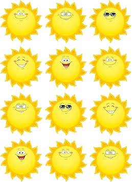 Teacher Created Resources Happy Suns Accents TCR5419