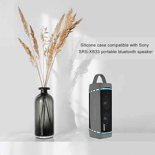 Miniatura 4 de Funda de silicona de repuesto para Sony SRS-XB33 Extra BASS Bluetooth altavoz portátil, funda protectora para altavoz SRS-XB33