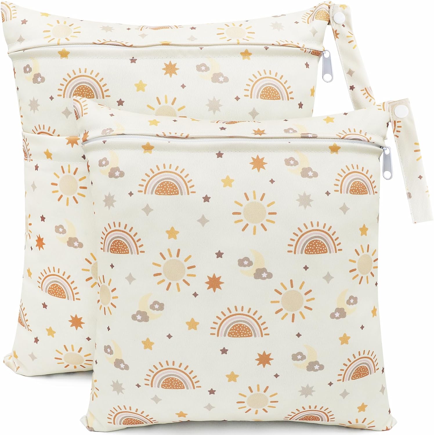 Borsa Per Pannolini Impermeabile - 2 Pezzi Riutilizzabili Per Viaggi E Piscina