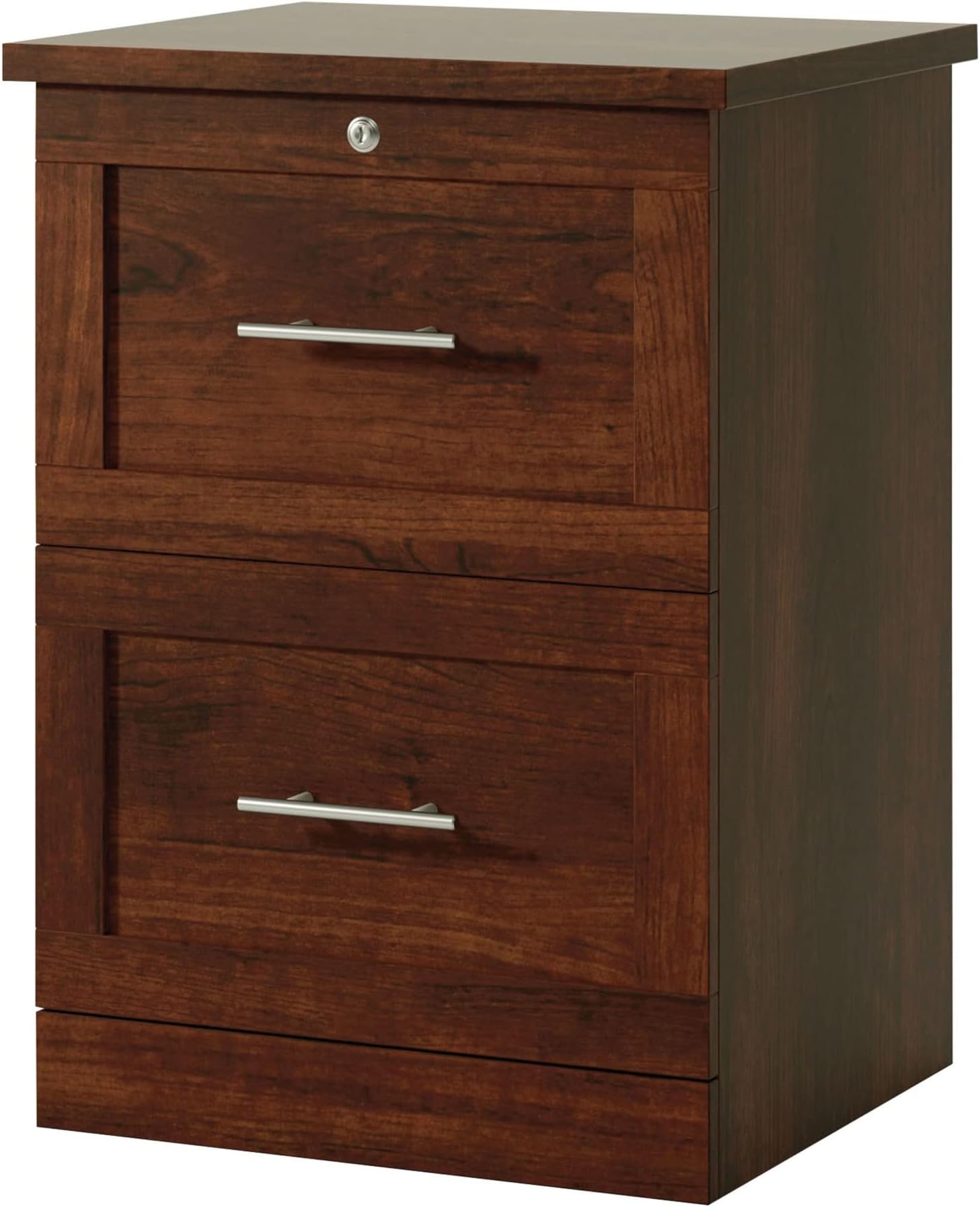 Realspace® 17" D Vertical 2-Drawer File Cabinet, Mulled Cherry