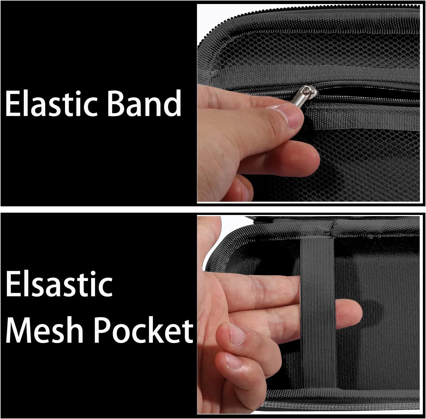 Case Compatible with Phomemo D30 D35 Label Maker, Fit for NIIMBOT D11 D110, Fit for JADENS D110, Label Printer Case Easily Storage and Carry, Easily Store Your Printer, Tape, Usb Line (Black) - Image 4