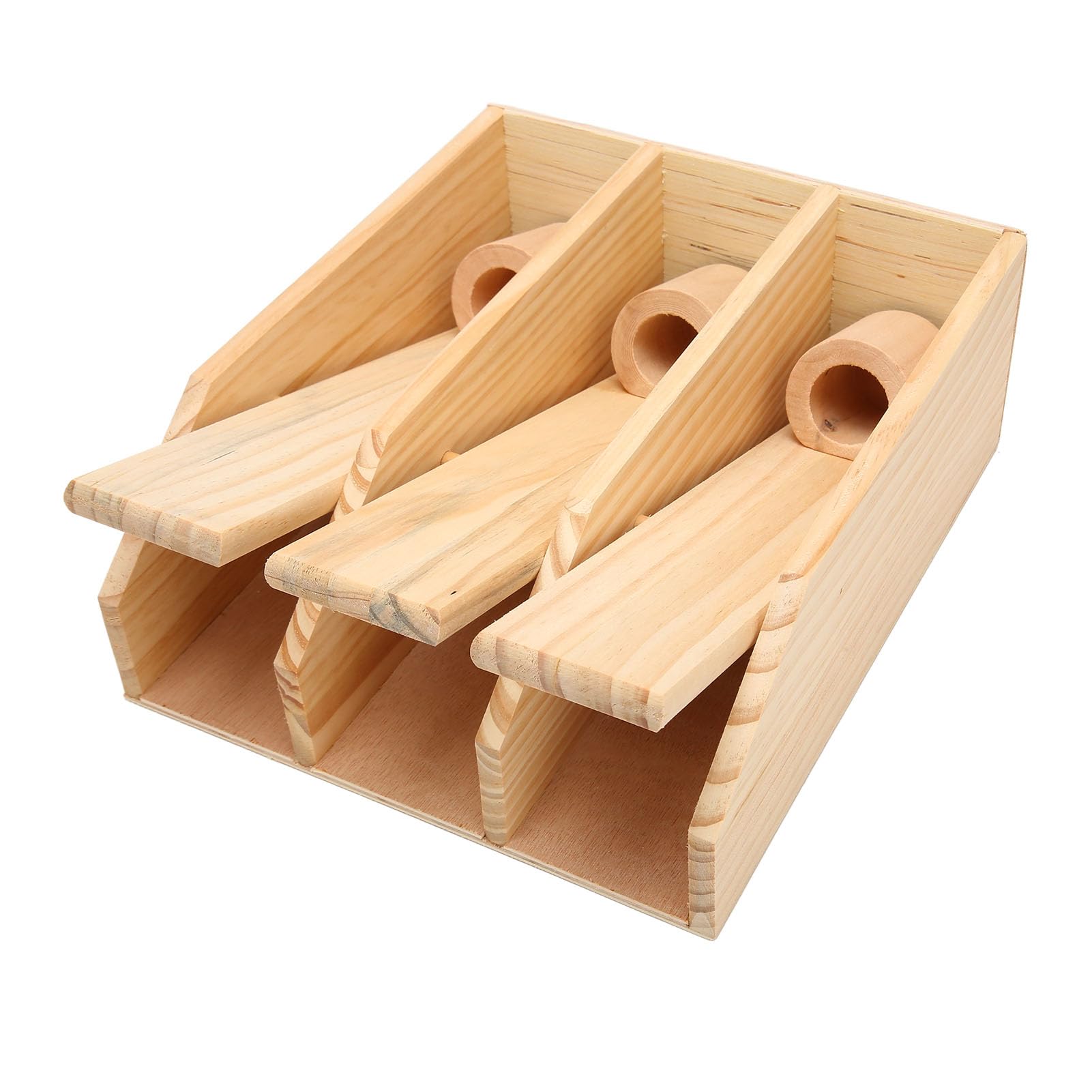 Tbest Puzzle per Cani, Giocattoli per Foraggiamento - Dispenser Interattivo in Legno per Cani e Gatti, Giocattolo per Addestramento Alla Stimolazione Mentale con Design Sicuro per Piccoli Animali
