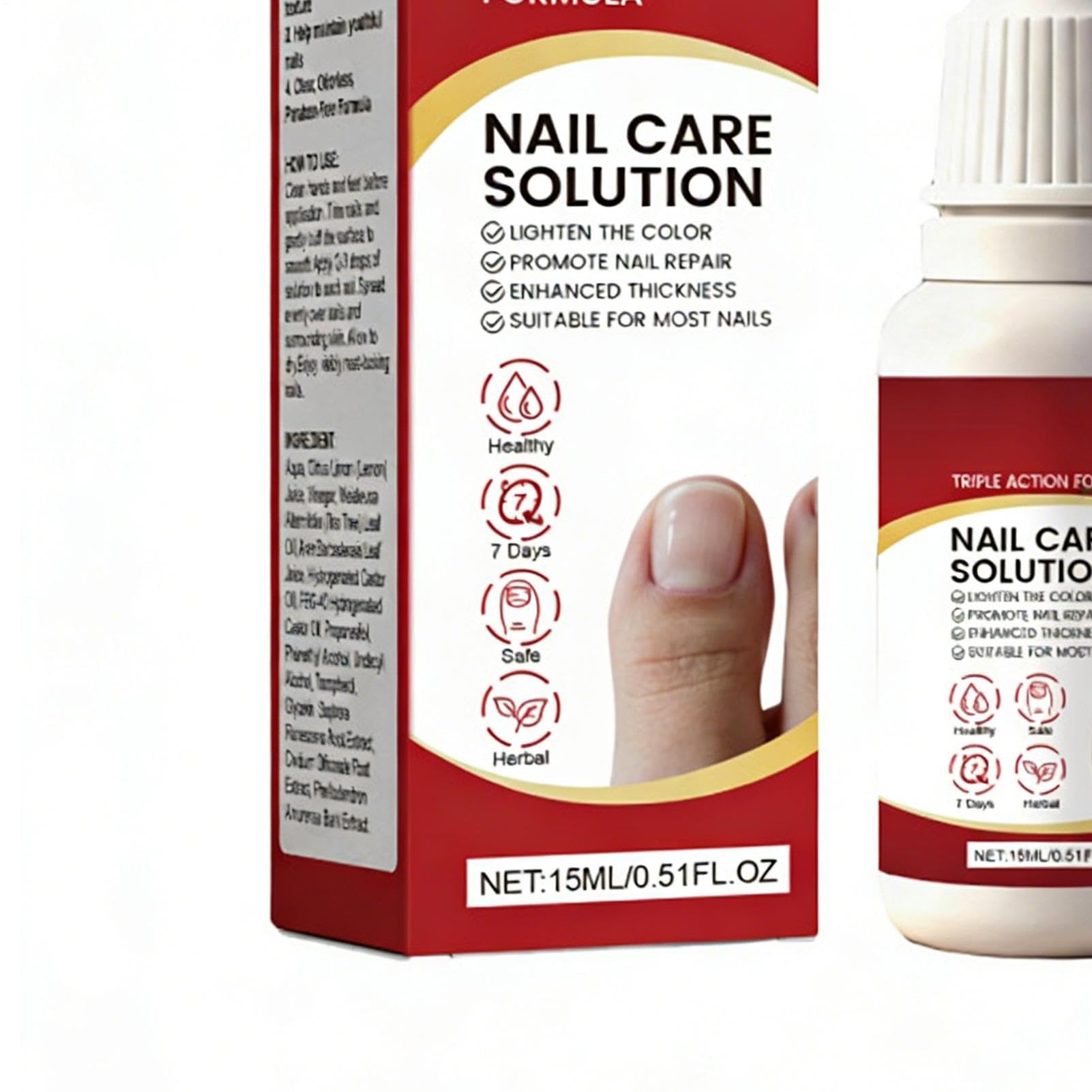 Nail Repair Solution, Strengthening Paznokci Liquid, Brightening Nails Care Fluid, delikatna formuła do pielęgnacji paznokci, ochrona paznokci do odzyskiwania paznokci w domu, do salonu, podróży po