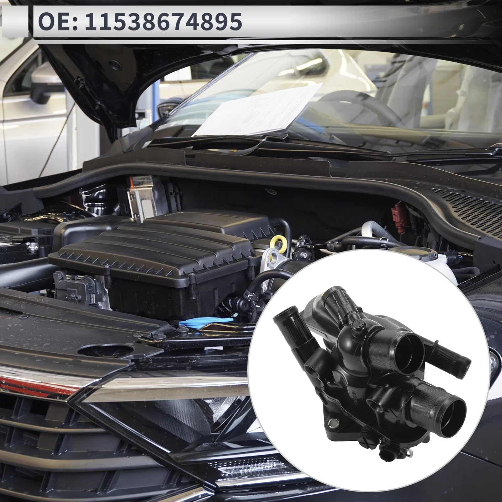 Termostat chłodziwa do Mini Cooper L4 1,6 l (2011-2016), numer części 11538674895