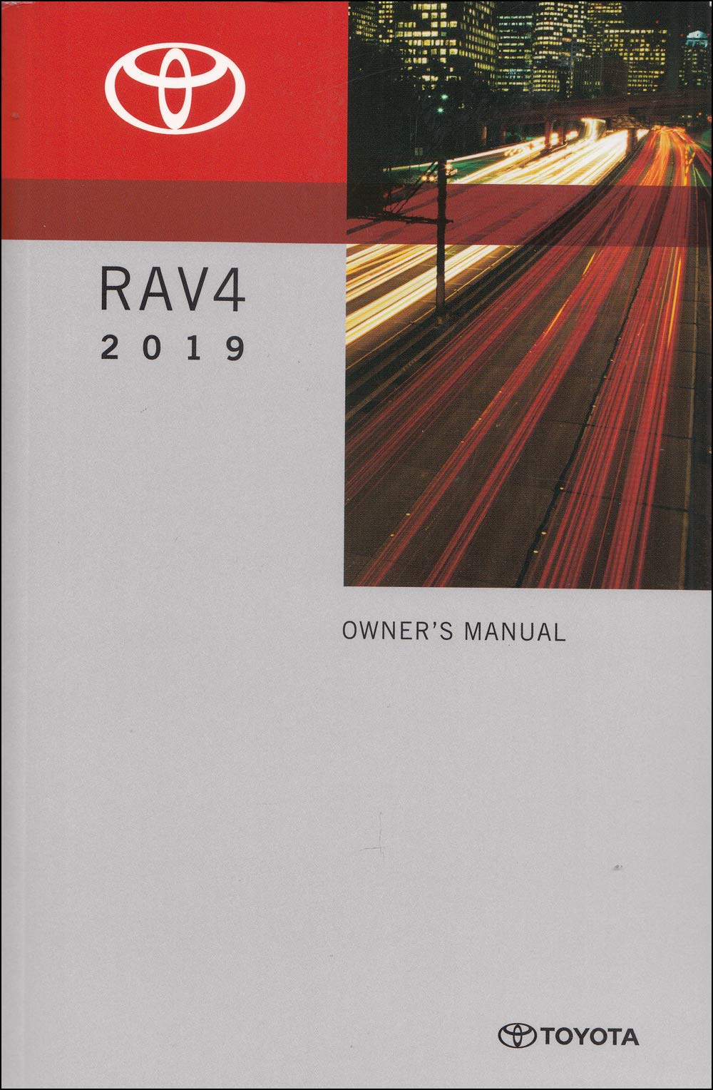 Cover of the 2019 Toyota RAV4 Owner's Manual