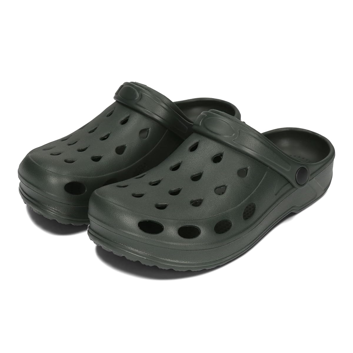 BeComfy Lekkie chodaki piankowe damskie i męskie letnie buty ogrodowe klapki z otworami