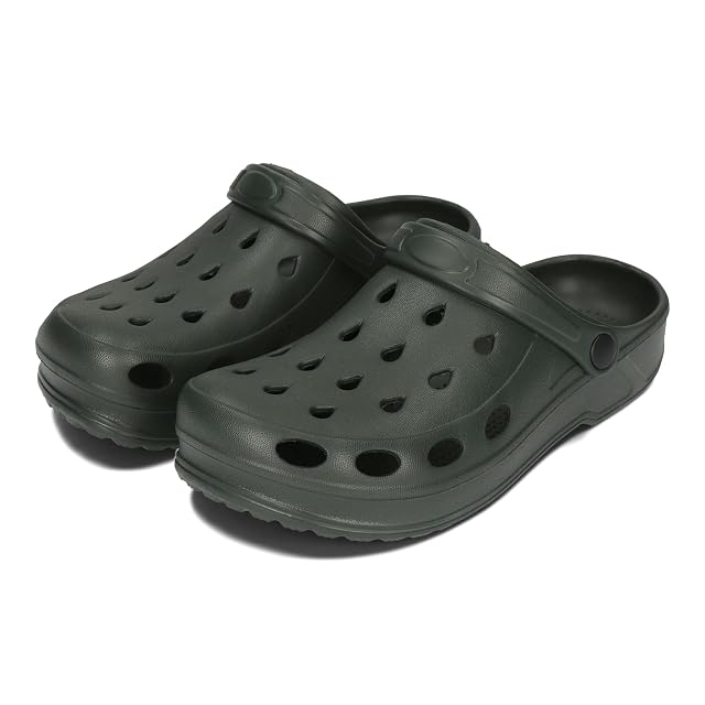 BeComfy Lekkie chodaki piankowe damskie i męskie letnie buty ogrodowe klapki z otworami