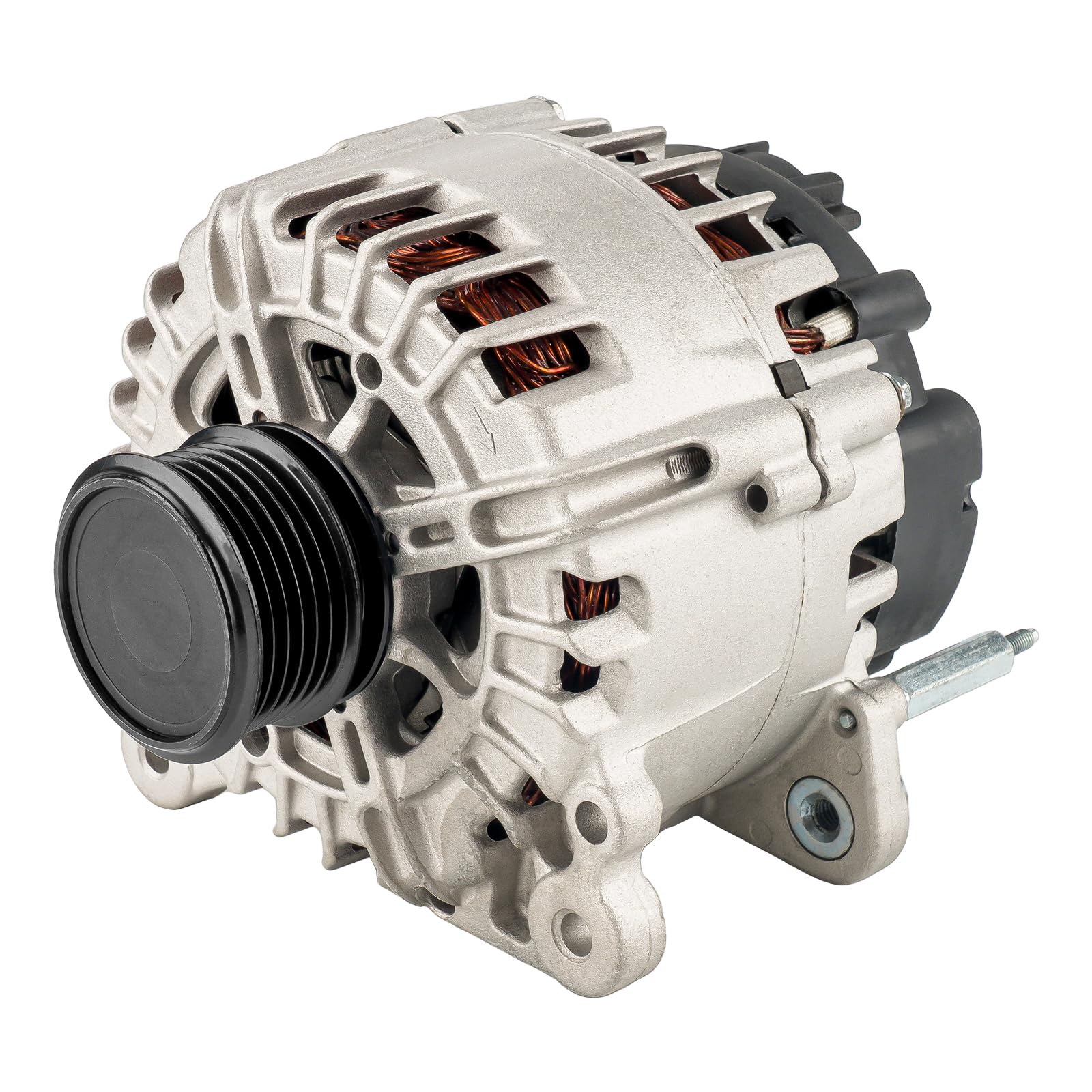 KAC Alternator High Output 120Amp for Beetle 99-01 2010 All Model Beetle 02-06 1.9L 2.0L Golf 00-06 1.8L 1.9L 2.0L 99 1.9L 2.0L Jett-a 00-01 1.8L 1.9L 2.0L Replace 13853, 13853N, 13942, 13947-image-3