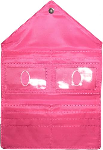 Miniatura 3 de Big Skinny Billetera delgada de cuero para mujer, con tres pliegues, capacidad para hasta 40 tarjetas
