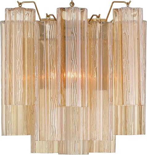 Miniatura 59 de Crystorama Addis 2 apliques de latón envejecido claro Blanco,Transparente,3-Latón (Aged Brass),Primavera,Latón (Aged Brass),2-Latón (Aged