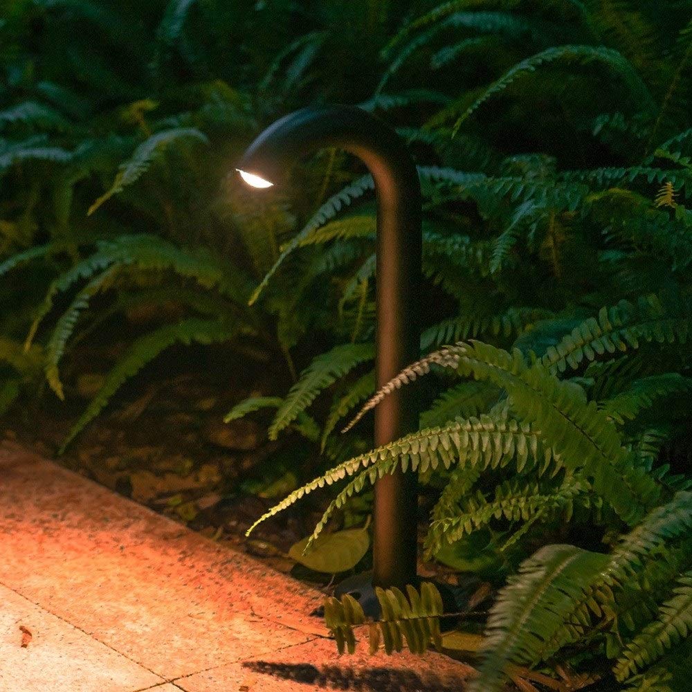 Lámpara de pie para Exterior, 40 / 60cm IP55 Impermeable LED Luces de jardín Luz de inundación Luz de antorcha Exterior Lámpara de Columna de césped n