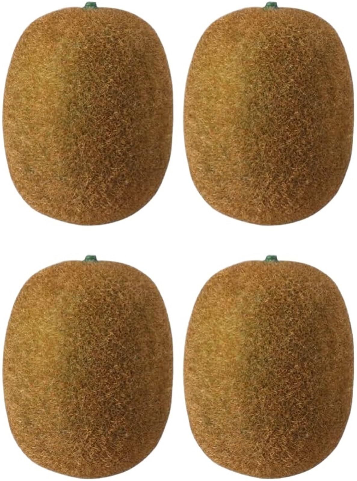 MZSKLW Fake Fruit Artificial Fruits 4 Pcs Plastic Fake Fruit Kiwi Simulation Model For Home Kitchen Party Photoshoot Decoration Brown