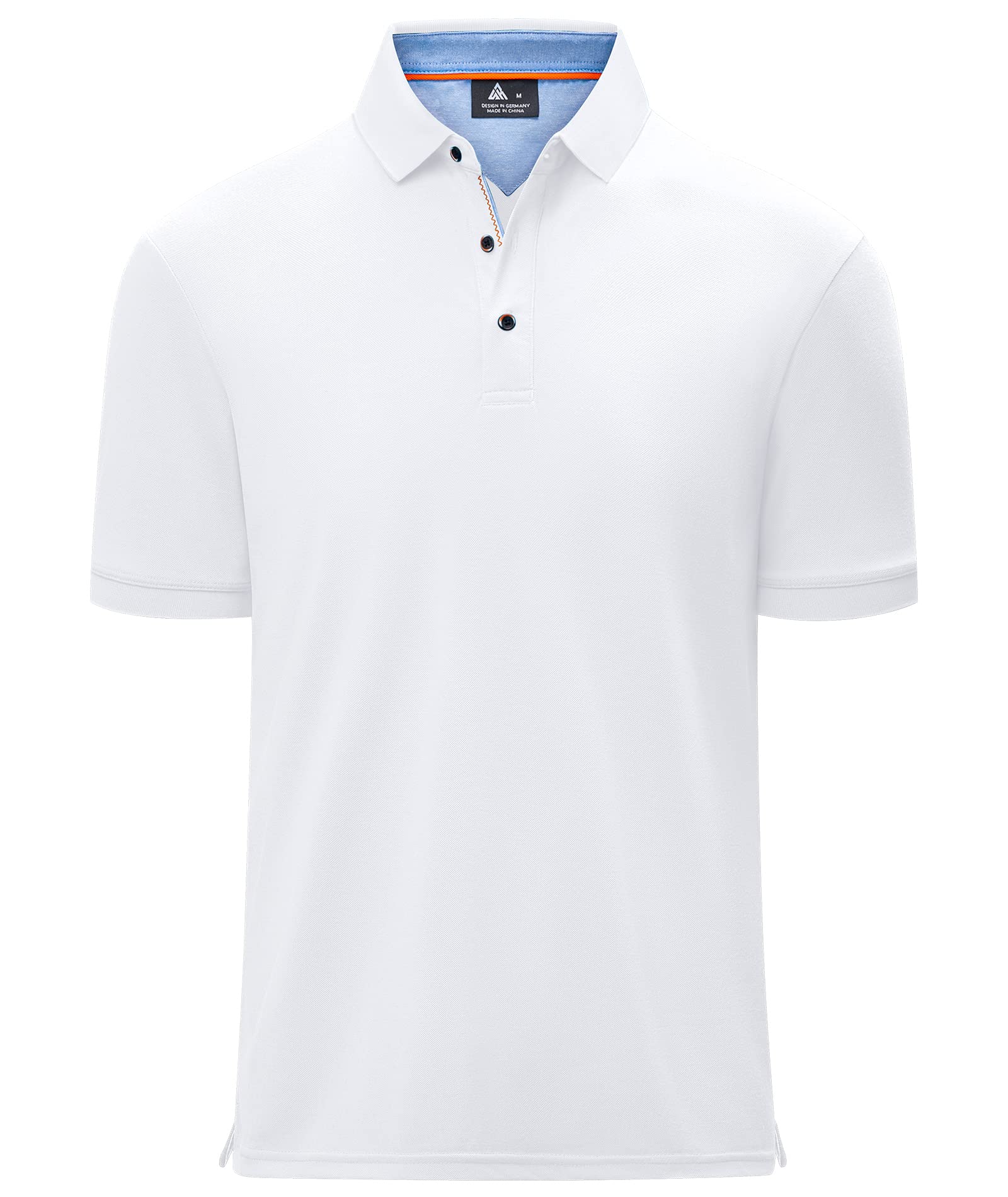JACKETOWN Poloshirt Herren Kurzarm Atmungsaktives Sommer Polo Shirts mit Stretch Bequemes Sportshirt Herren Kurzarm Klassisches Poloshirts für Büro Golf Outdoor