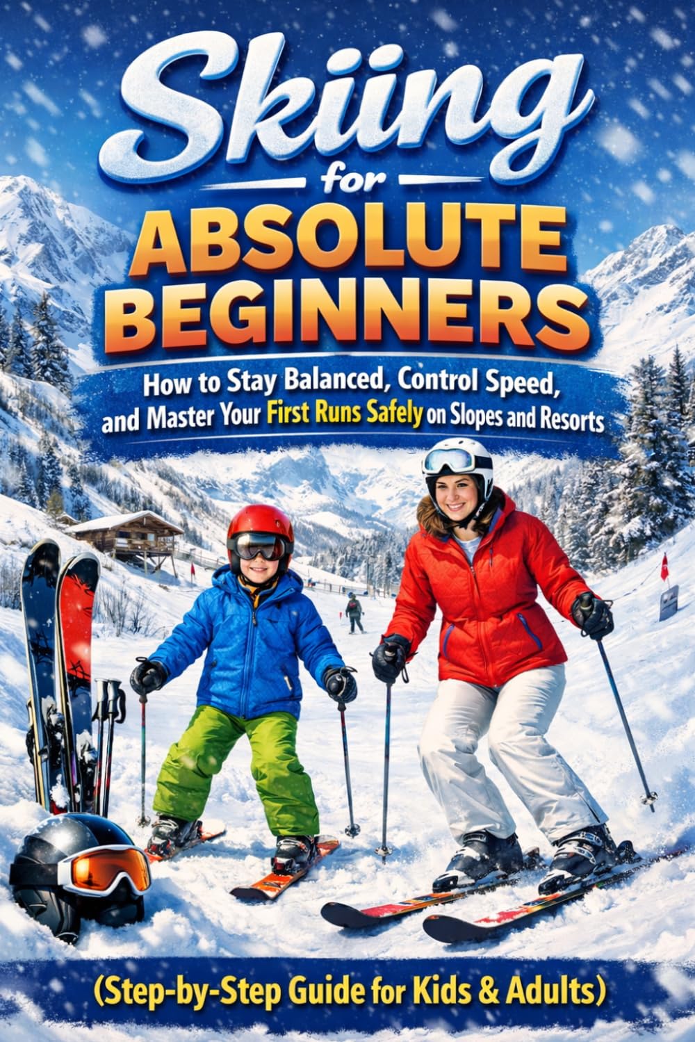 Skiing for Absolute Beginners: How to Stay Balanced, Control Speed, and Master Your First Runs Safely on Slopes and Resorts (Step-by-Step Guide for Kids & Adults)